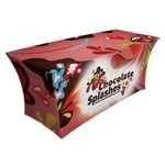 Wholesale Table Covers - 8ft. UltraFit Table Throw Dye-Sub - Full Color, Full Bleed