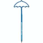 Imprinted Stock Shaped Pens - Umbrella Inkbend Pen