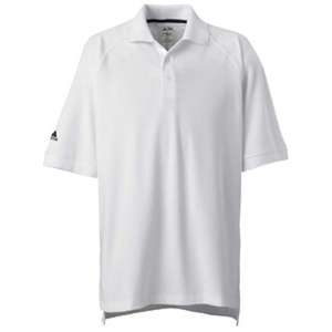 adidas Golf Men's ClimaLite Tour Pique Short-Sleeve Polo White/Black