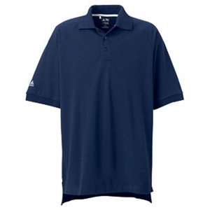 adidas Golf Men's ClimaLite Tour Pique Short-Sleeve Polo Blue, Navy/White