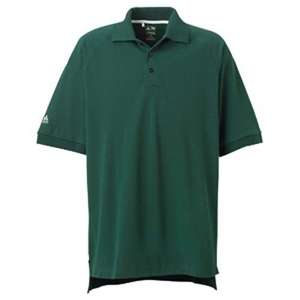 adidas Golf Men's ClimaLite Tour Pique Short-Sleeve Polo Green, Park/White