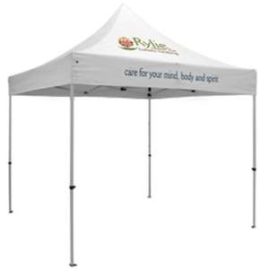 Premium 10' Square Tent - Full-Color Thermal Imprint, 2 Locations