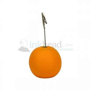 Custom Promotional Orange Memo Holder