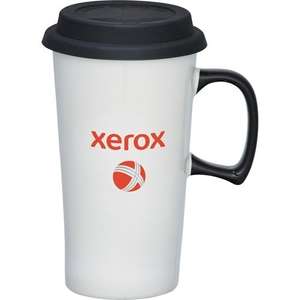Mambo Ceramic Mug - 17 oz. Black