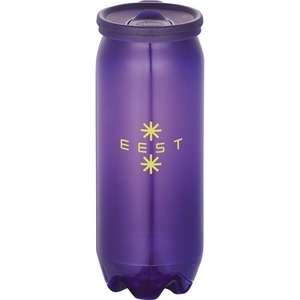 Fizzle Can-Shaped Bottle - 17 oz. Purple, Translucent