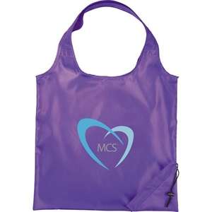 The Bungalow Foldaway Tote Bag Purple
