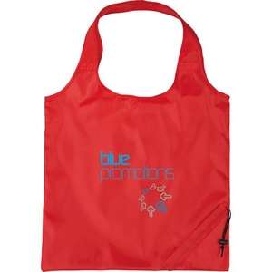 The Bungalow Foldaway Tote Bag Red