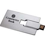 Custom Flash Drives & Memory - Credit Card Flash Drive 2GB