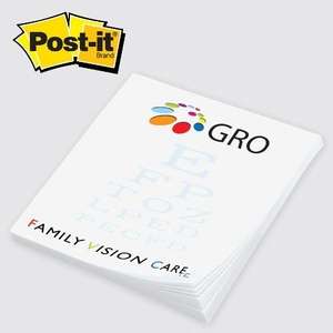 Post-It(R) Custom Printed Notes Full Color 2-3/4"W x 3"H - 50 Sheets 