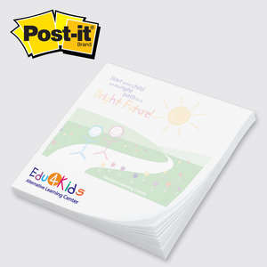 Custom Promotional Post-It(R) Custom Printed Notes Full Color 2-3/4"W x 3"H - 50 Sheets
