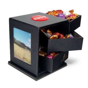 Custom Promotional Godiva Leatherette Swing Box with Drawers