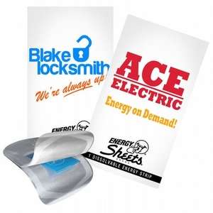 Custom Promotional Sheets Brand Energy Strips