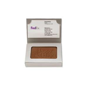 Custom Molded Business Card Chocolate Bar - 1 oz. Silver