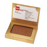 Customized Food & Drink - Custom Molded Chocolate Cookie in Business Card Box