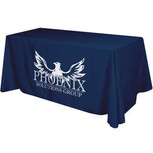 Custom Promotional 6ft Table Cover 100% Polyester