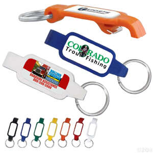 Custom Promotional Stingray Bottle Opener Key Tag - Full Color