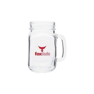 Custom Promotional 16 oz. Glass Drinking Jar