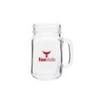 Imprinted Beer Mugs - 16 oz. Glass Drinking Jar