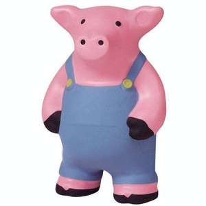 Farmer Pig Squeezie Stress Reliever
