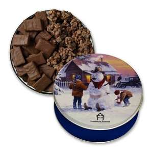 Collector Tin with English Butter Toffee and Clodhoppers