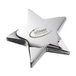 Custom Desktop & Office Items - Silver Star Paperweight