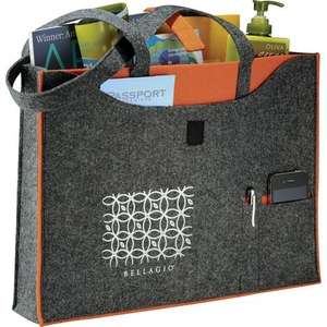 Custom Promotional Owl 100% Recycled Felt Business Tote