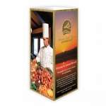 Promotional Banners, Mats & Signs - 4 Panel Table Tent - 8-1/2"H x 4"W