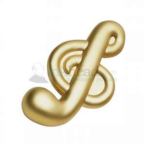 Custom Promotional Treble Clef Stress Ball