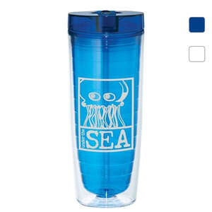 Custom Promotional Hot and Cold Flip N Sip Vortex Tumbler