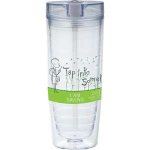Hot and Cold Flip N Sip Vortex Tumbler Clear