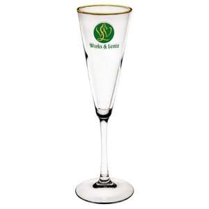 6.5 oz. Vine Trumpet Flute Champagne Glass