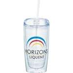 Promotional Plastic Cups & Stadium Cups - Vortex Tumbler with Hot/Cold Lid