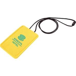 Custom Promotional The Jubilee Felt Media Holder Lanyard