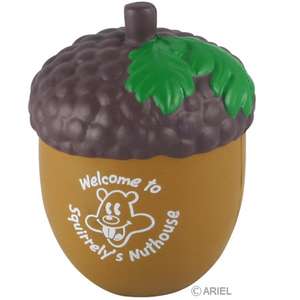 Custom Promotional Acorn Stress Ball