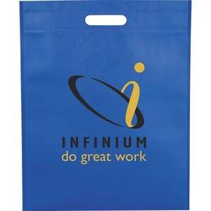 Large Freedom Heat Seal Exhibition Tote Blue, Royal