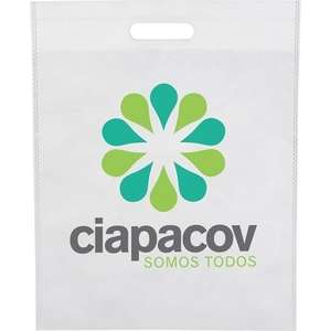 Large Freedom Heat Seal Exhibition Tote White