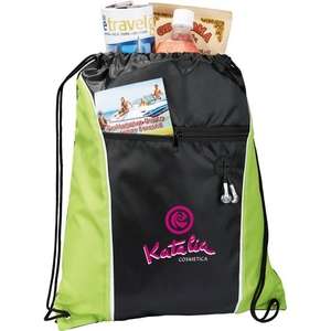 Custom Promotional Funnel Drawstring Cinch Backpack