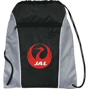Funnel Drawstring Cinch Backpack Gray