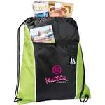 Custom Promotional Products - Funnel Drawstring Cinch Backpack