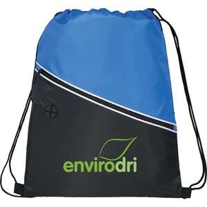 Railway Drawstring Cinch Backpack Blue, Royal