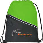 Promotional Backpacks - Railway Drawstring Cinch Backpack