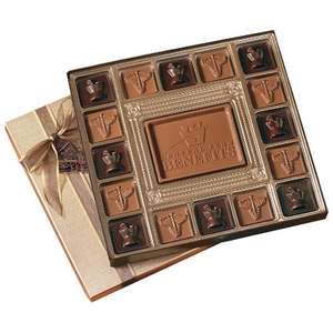 Custom Chocolate Squares Gift Box - 16 pc 