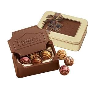 Custom Promotional Small Chocolate Box with Truffles