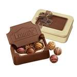 Imprinted Food & Drink - Small Chocolate Box with Truffles