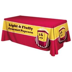 6ft. Economy Table Throw Dye-Sub - Full Color, Full Bleed 