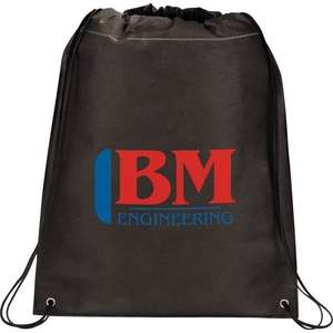 Large Champion Drawstring Cinch Backpack Black