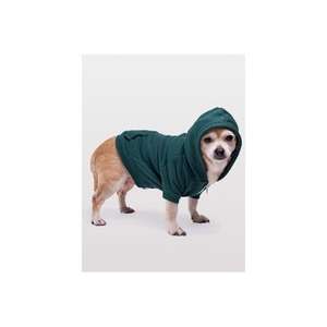 American Apparel Flex Fleece Dog Zip Hoody Green, Forest
