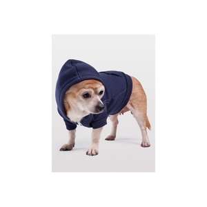 American Apparel Flex Fleece Dog Zip Hoody Blue, Navy