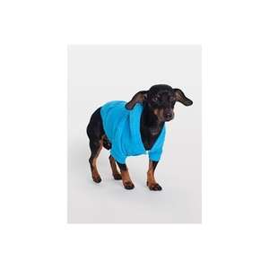 American Apparel Flex Fleece Dog Zip Hoody Blue, Neon Heather