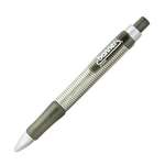 Personalized Novelty Pens - Spring Pen with Ruberized Grip